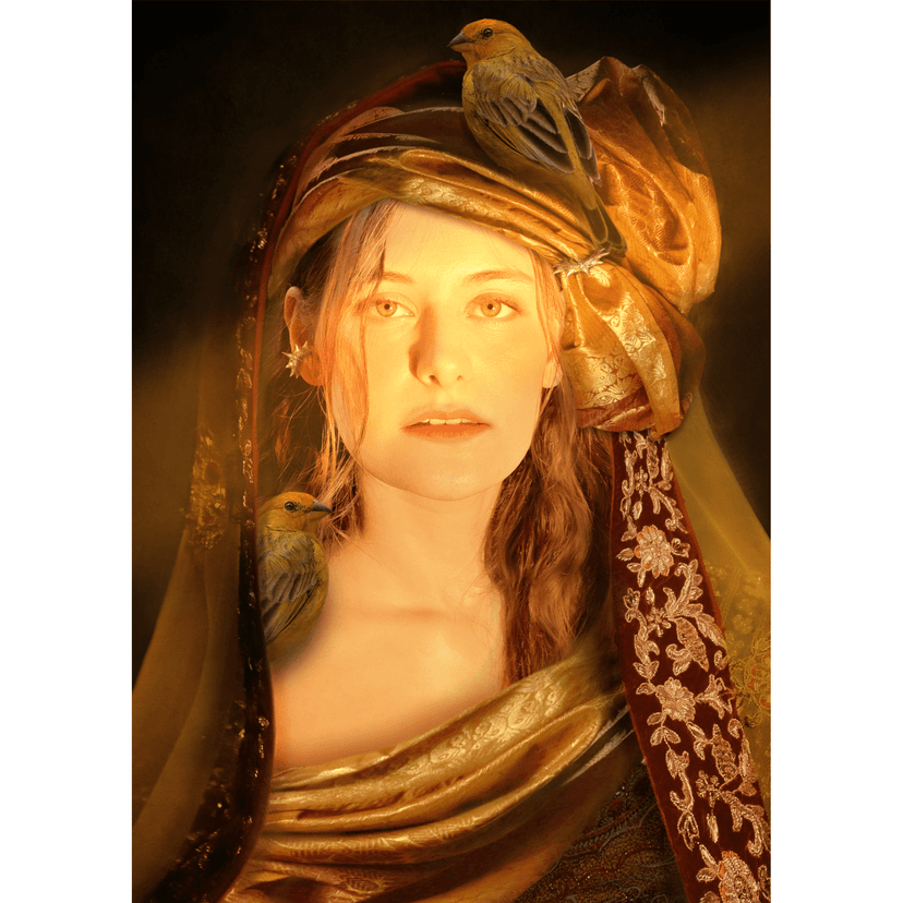 Winged Woman artistic print